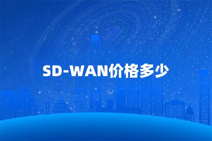 SD-WAN價格 SD-WAN價格