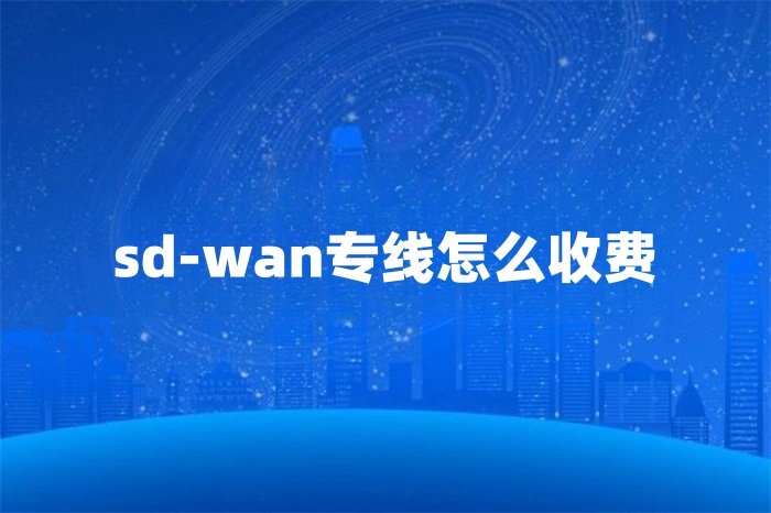 sd-wan專線怎么收費