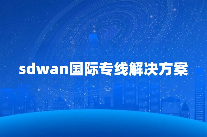 SD-WAN國際互聯網專線