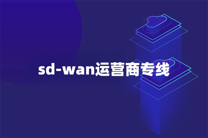 sd-wan運(yùn)營商專線
