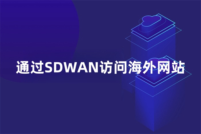 通過SDWAN訪問海外網站