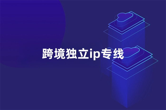 跨境獨立ip專線