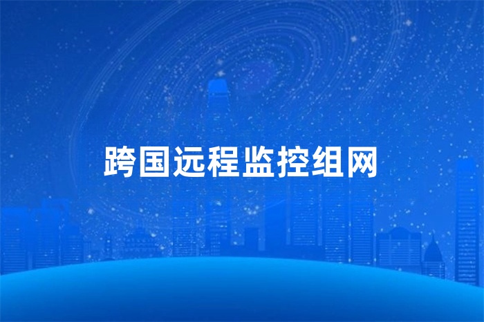 跨國遠(yuǎn)程監(jiān)控組網(wǎng)